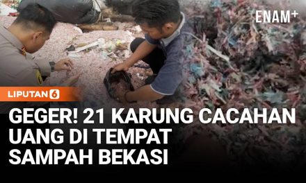 Terungkap Asal-Usul Cacahan Uang Yang Viral Di TPS Liar Bekasi