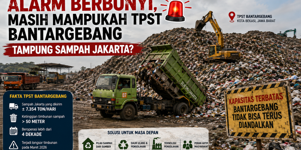 Alarm Berbunyi, Bisakah Bantargebang Tampung Sampah Jakarta?