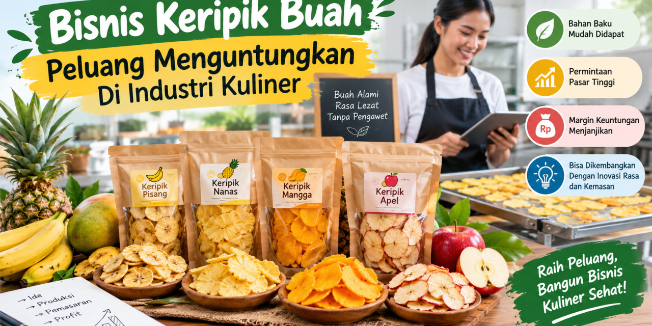Bisnis Keripik Buah Peluang Menguntungkan Di Industri Kuliner